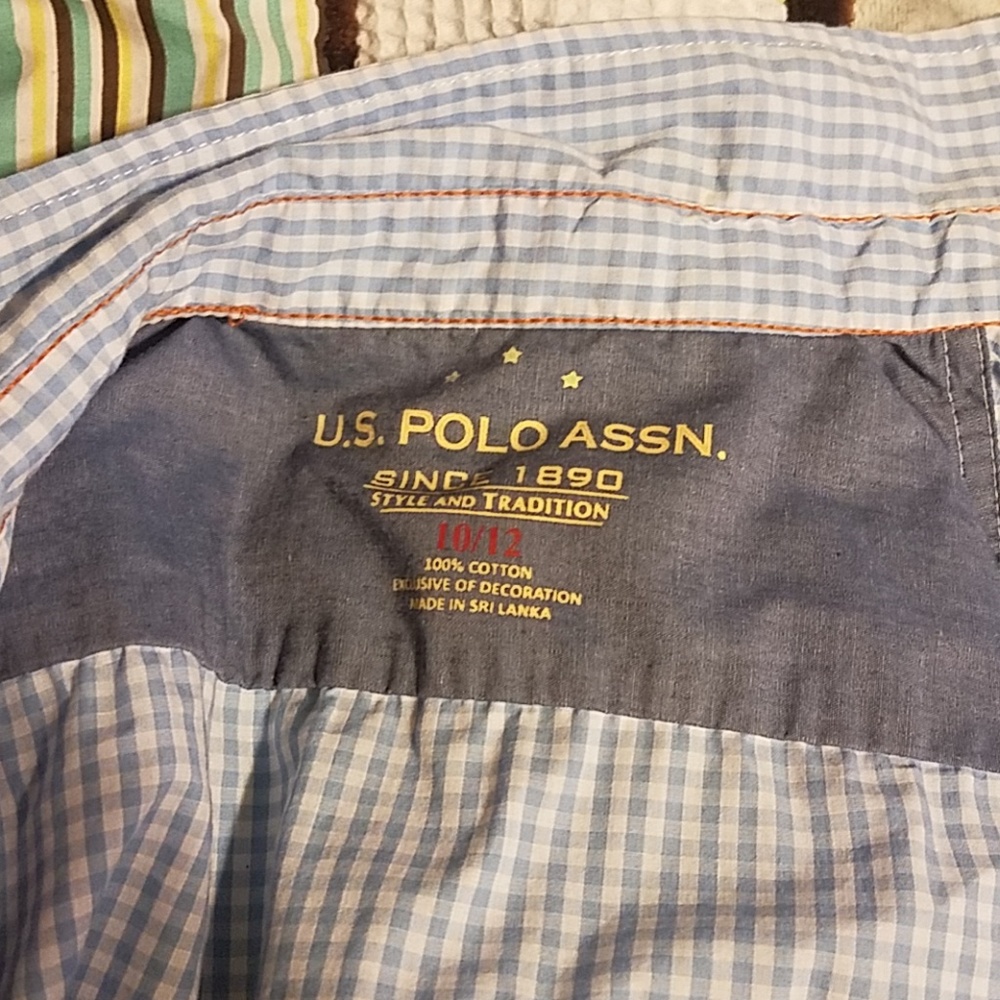 US POLO ASSN boys button up